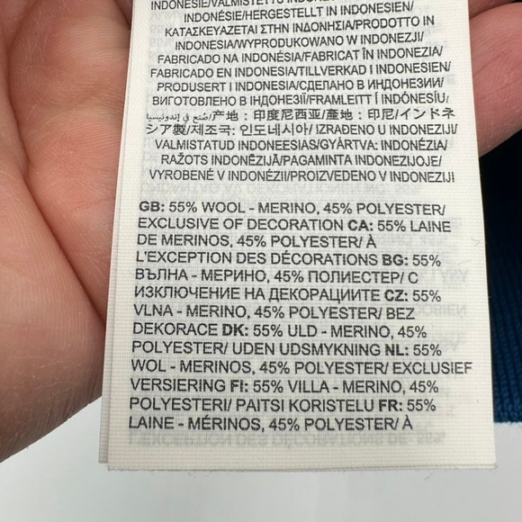 Smartwool The Lid Beanie Nival Blue Merino Wool Knit Hat SW011489N73 Kids - Picture 5 of 5